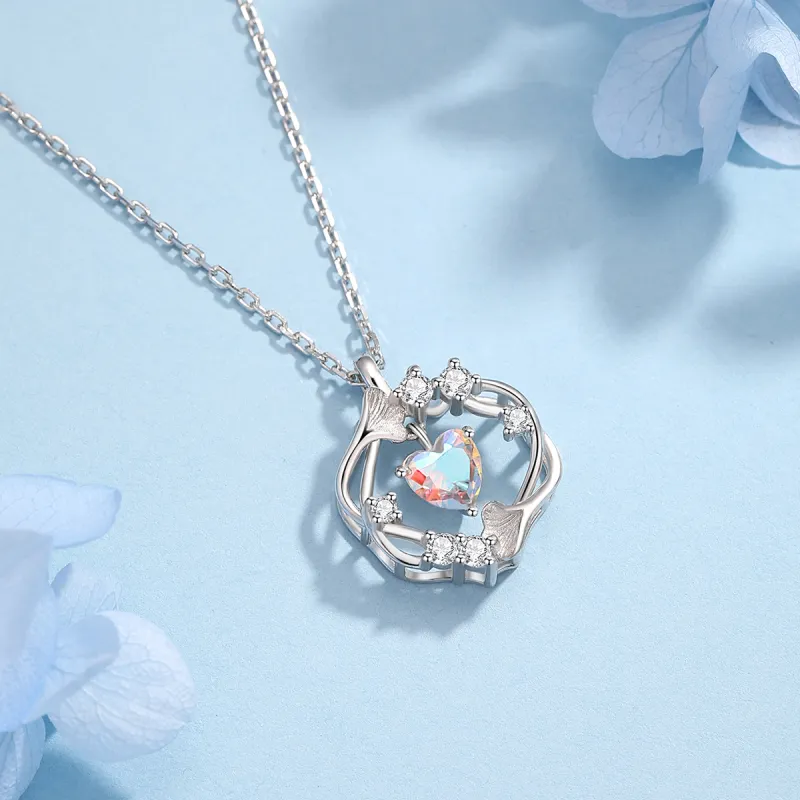 Silver Trim 999 Fine Silver Necklaces Women's Silver-15