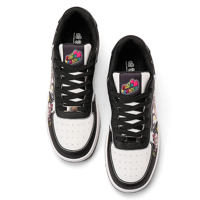 Crayon Shinchan Slip Resistant, Abrasion Resistant, Breathable Low Top Skateboard Shoes Unisex-3