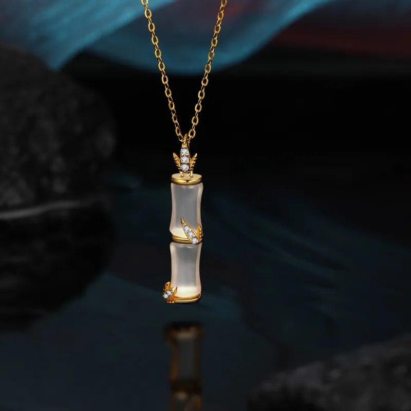 MRSLIN Hetian Jade Necklaces White Jade/Pale Greenish White Jade Women's-1