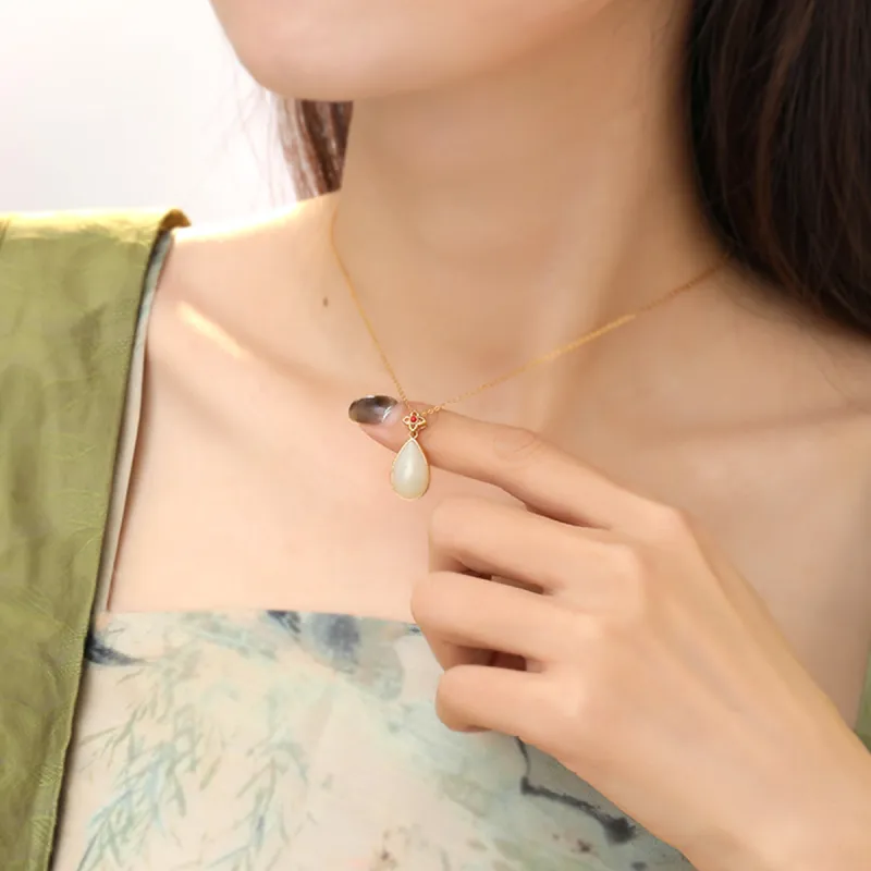 MRSLIN Chalcedony Necklaces Women's-4