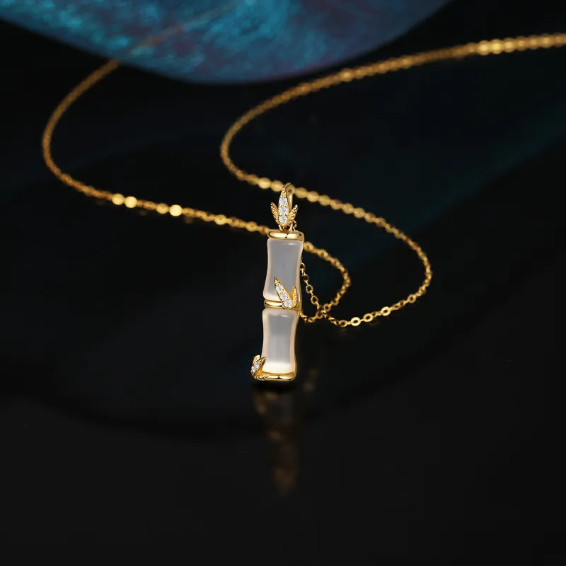 MRSLIN Hetian Jade Necklaces White Jade/Pale Greenish White Jade Women's-3