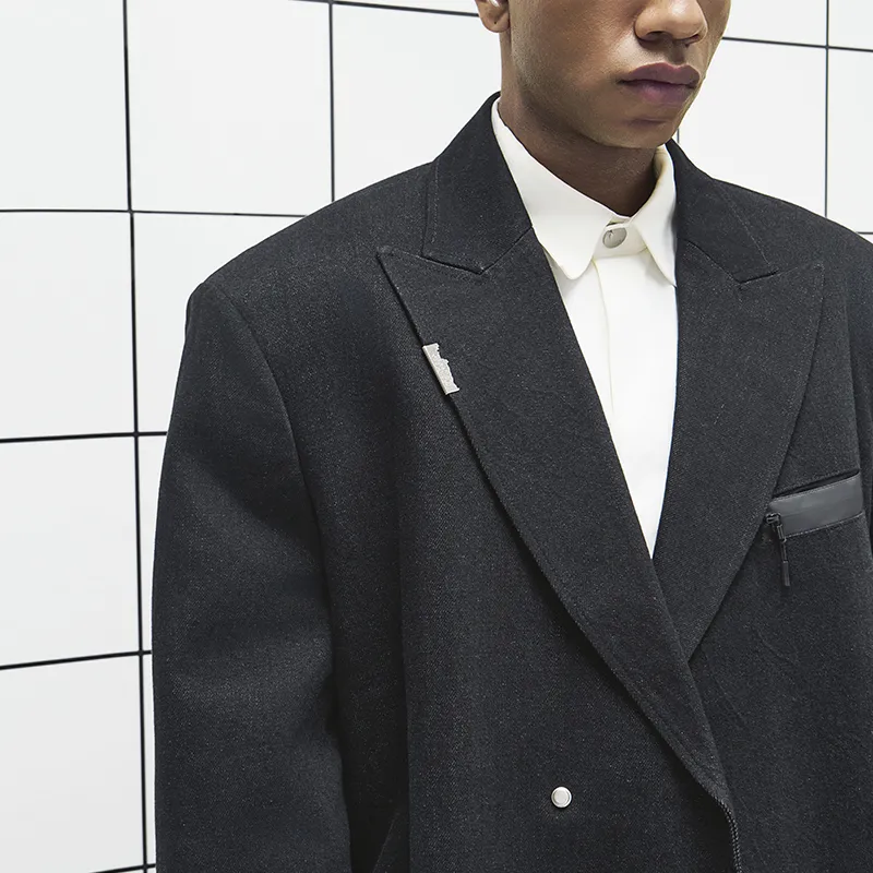 455EMBLE Business Suit Unisex Black-3