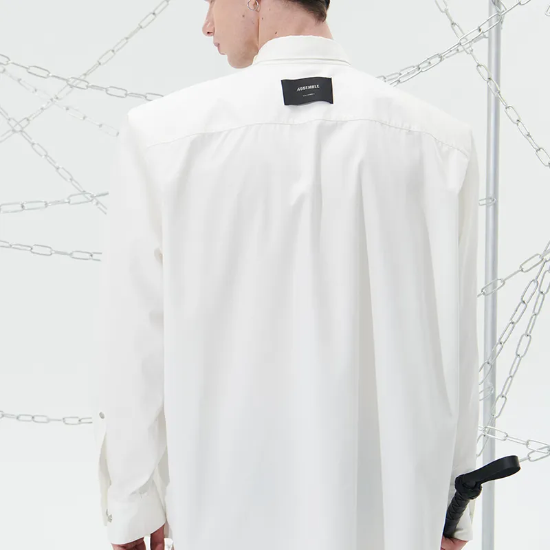 455EMBLE Shirts Unisex White-2