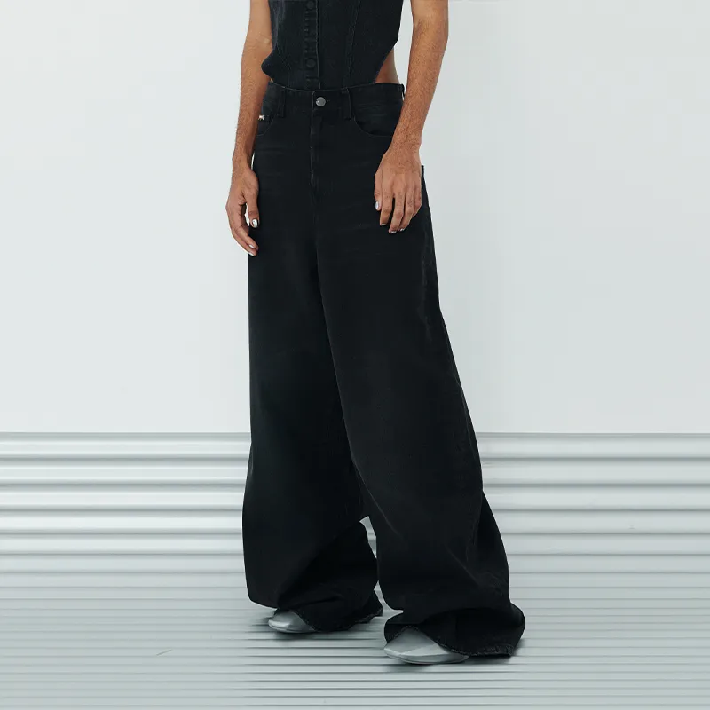 455EMBLE Jeans Unisex Black-3