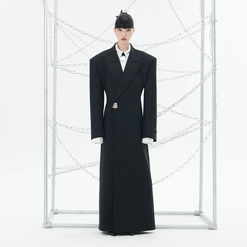 455EMBLE Coats Unisex Black-3