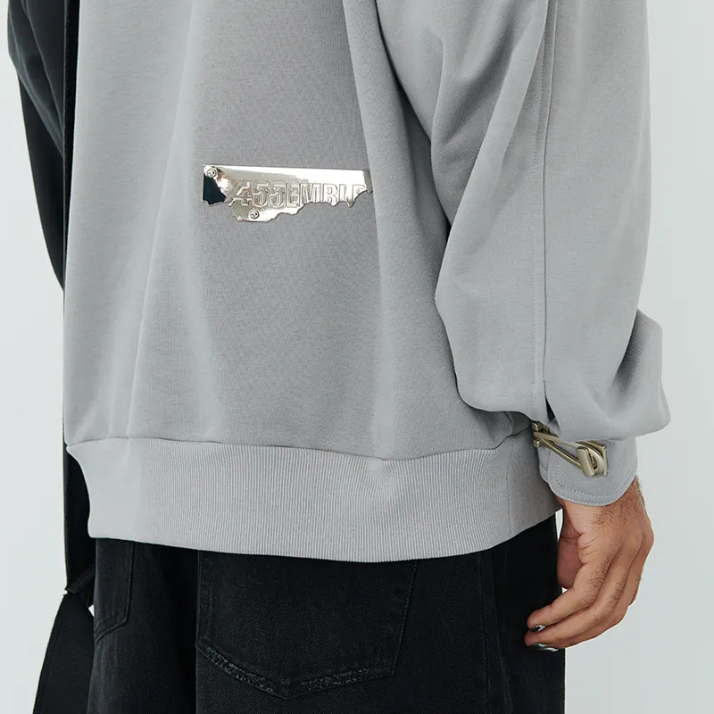 455EMBLE Sweatshirt Unisex Gray-5