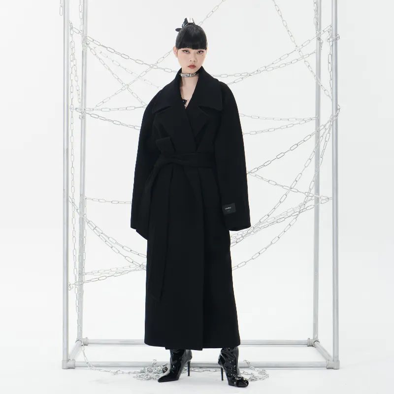 455EMBLE Coats Unisex Black-4