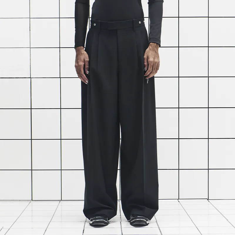 455EMBLE Suit Trouser Men's Black-5