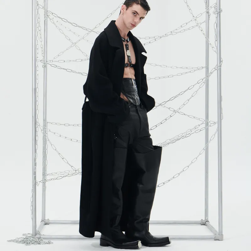 455EMBLE Coats Unisex Black-5
