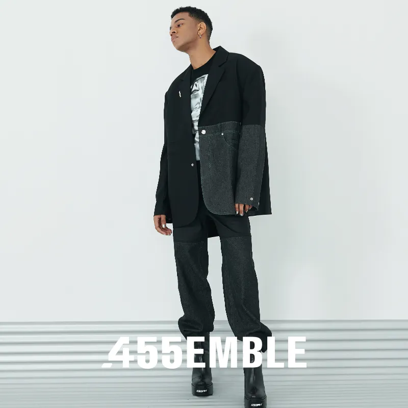 455EMBLE Business Suit Unisex Black-1