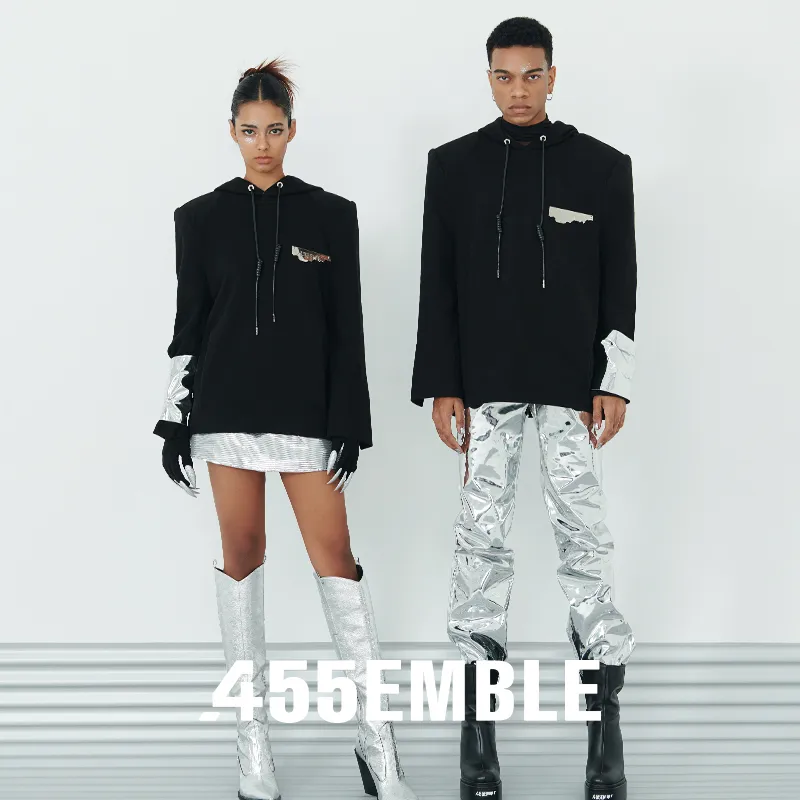 455EMBLE Sweatshirt Unisex Black-2