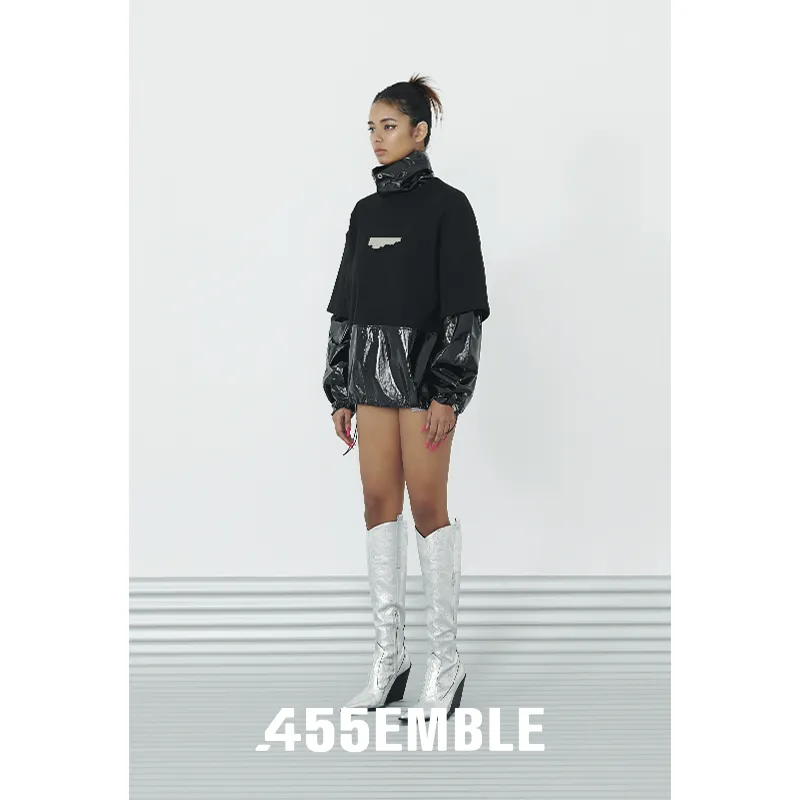 455EMBLE Sweatshirts Unisex Black-3