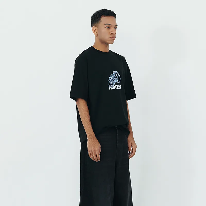 455EMBLE T Shirts Unisex Black-3