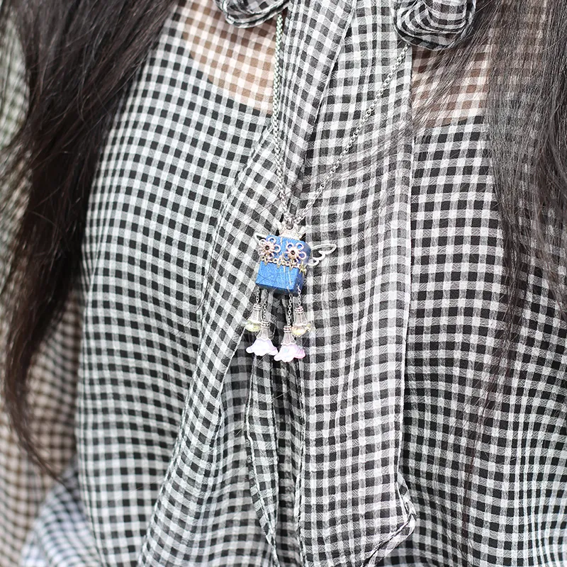 Wood Devil Alloy Necklaces Unisex-3