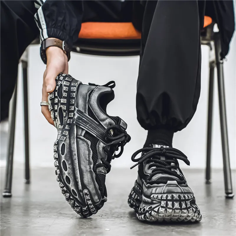 Yalu Low Top Chunky Sneakers Men's-18