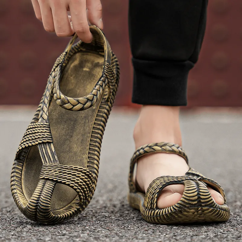 Yalu Beach Sandals Unisex Bronze-7