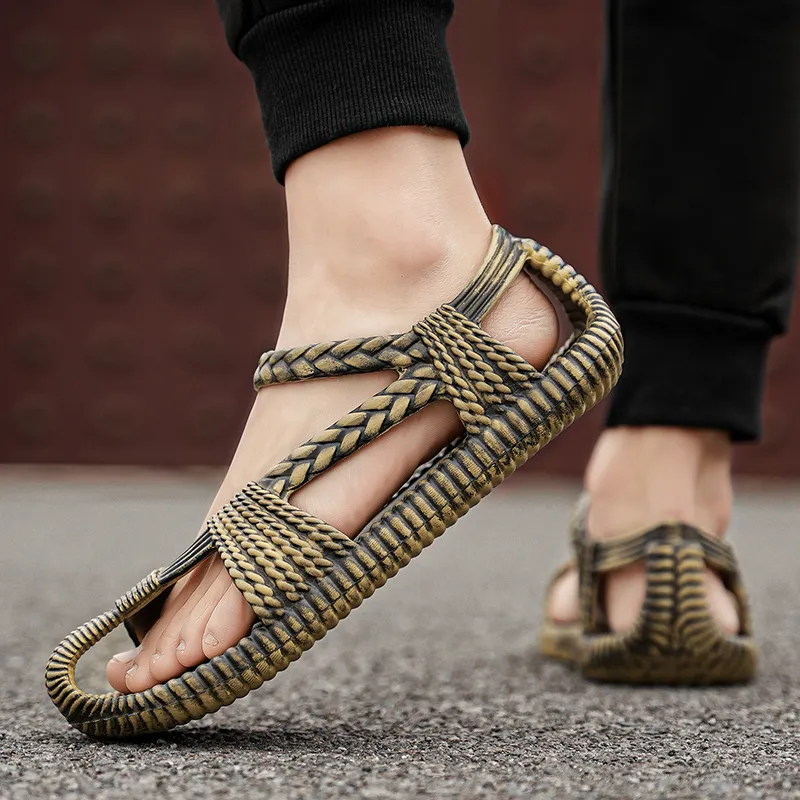 Yalu Beach Sandals Unisex Bronze-9