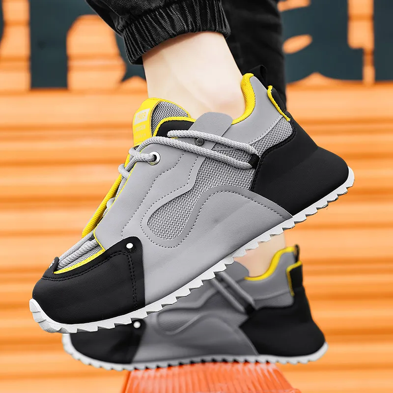 Yalu Breathable And Lightweight Low Top Chunky Sneakers Men's-15