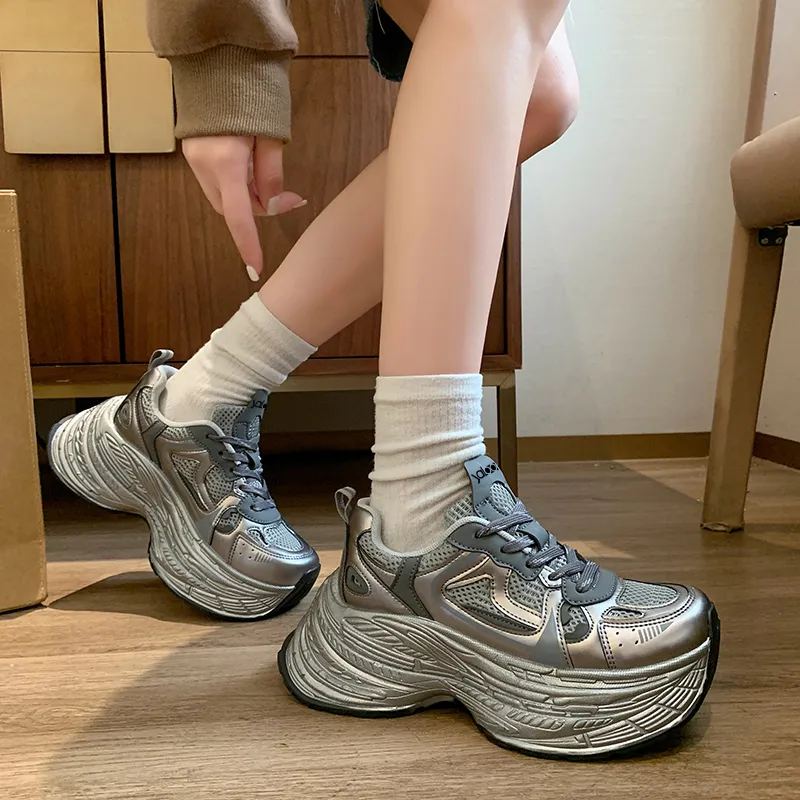 Yalu Low Top Chunky Sneakers Women's-7