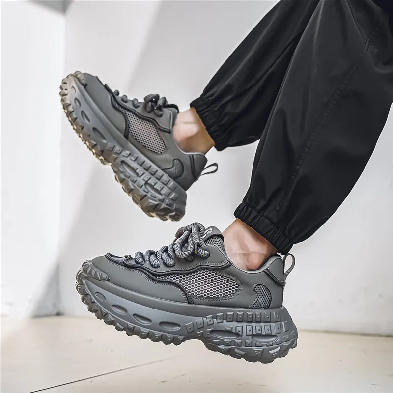 Yalu Breathable And Lightweight Chunky Sneakers Men's-23