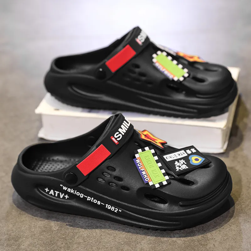 Yalu Fashion Versatile Clogs Men's-33
