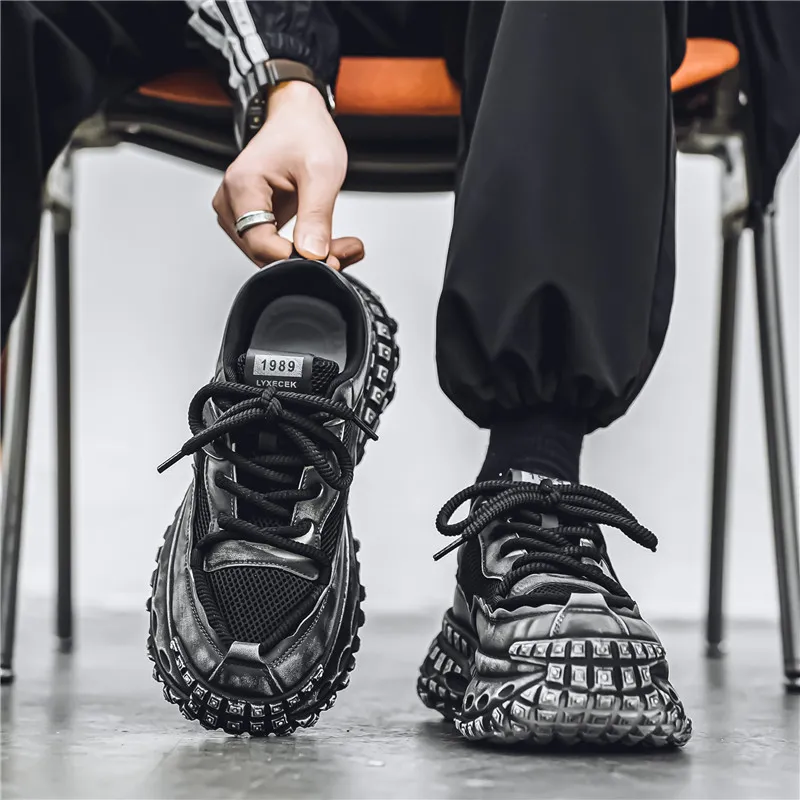 Yalu Low Top Chunky Sneakers Men's-17