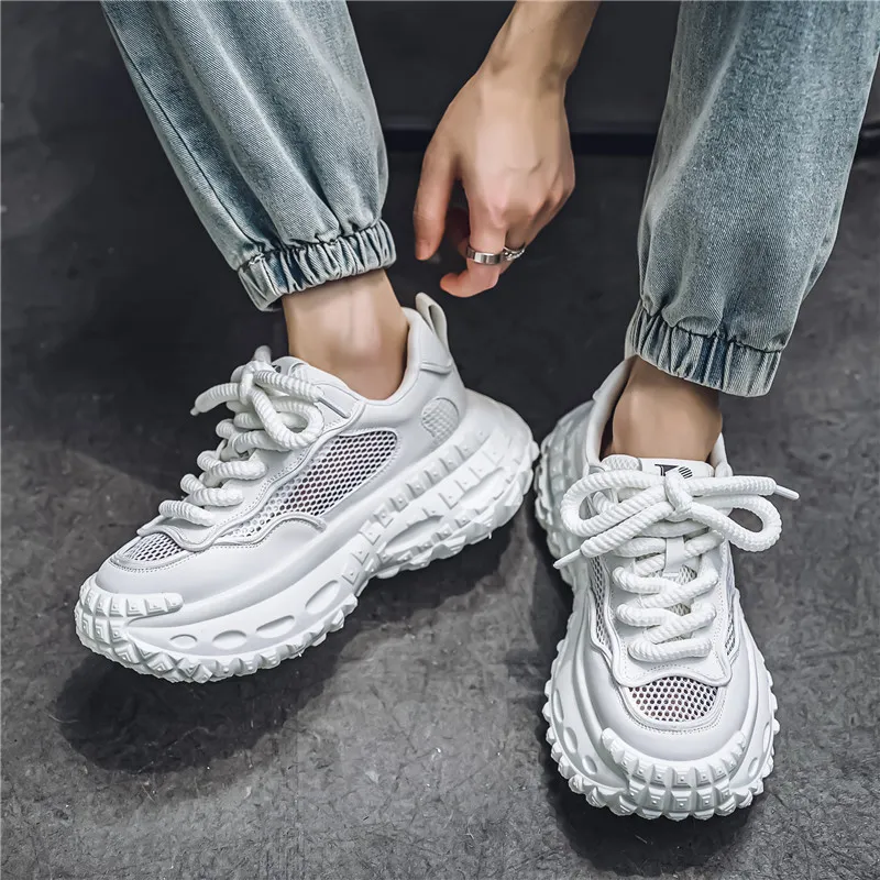 Yalu Breathable And Lightweight Chunky Sneakers Men's-10