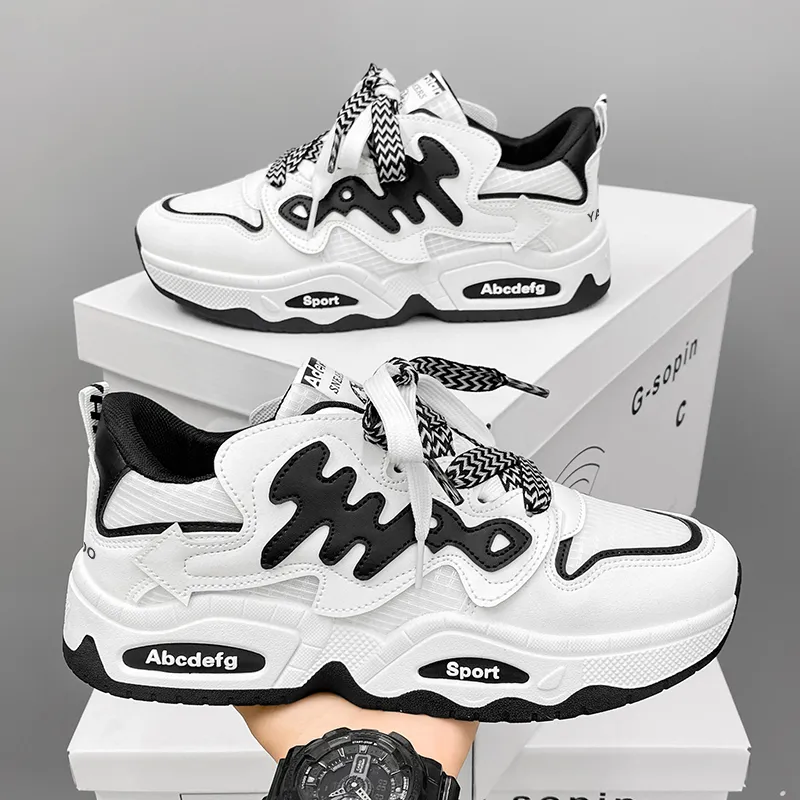 Yalu Breathable And Lightweight Low Top Chunky Sneakers Men's-8