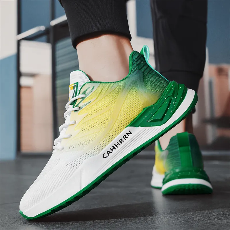 Yalu Cushioning, Slip Resistant, And Abrasion Resistant Low Top Running Shoes Men's-6