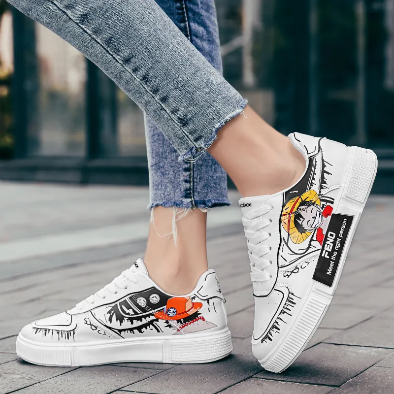 Yalu Comic Style Skateboard Shoes Unisex-3