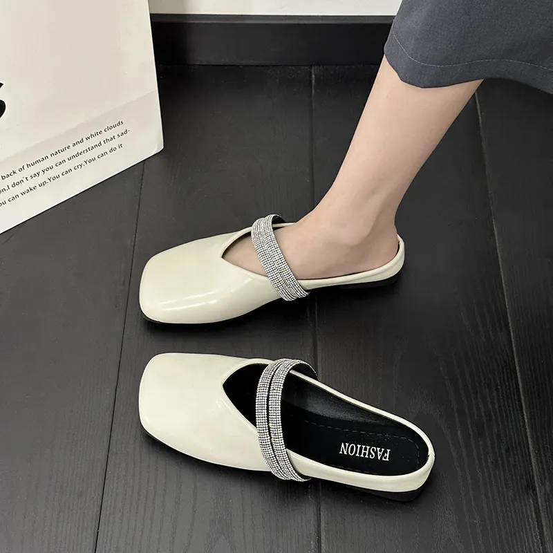 Yalu Abrasion Resistant Closed Toe Slippers Women's-6