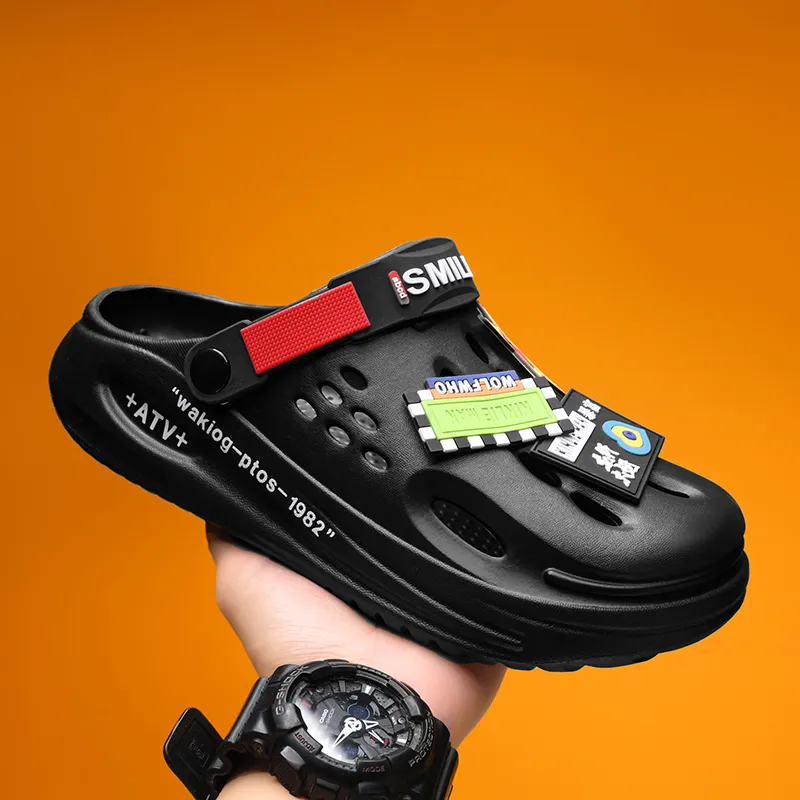 Yalu Fashion Versatile Clogs Men's-38