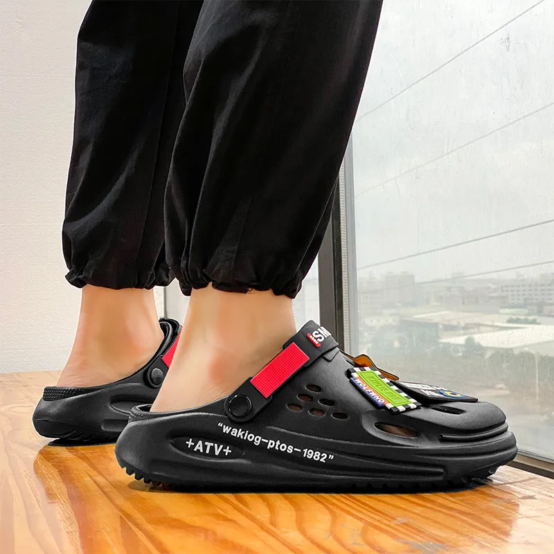 Yalu Fashion Versatile Clogs Men's-44