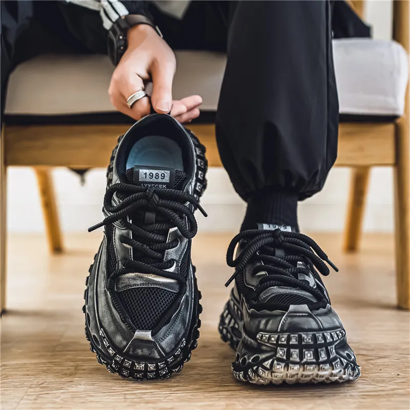 Yalu Low Top Chunky Sneakers Men's-20
