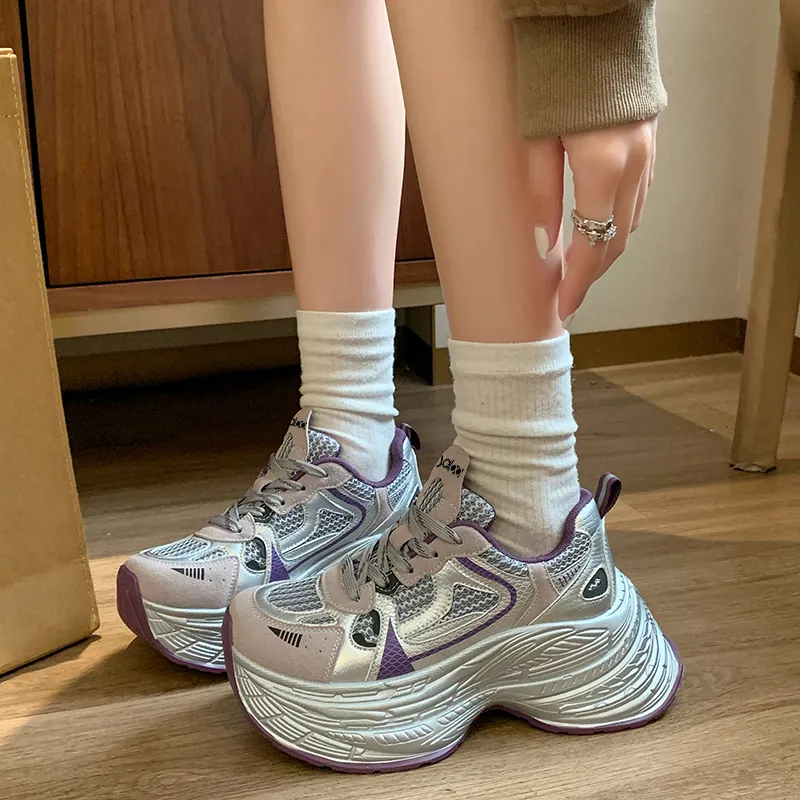 Yalu Low Top Chunky Sneakers Women's-2