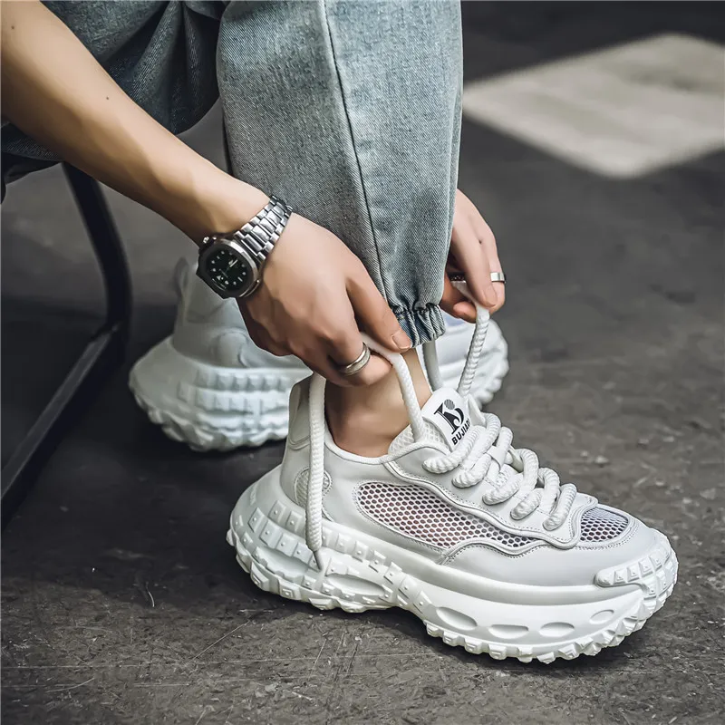 Yalu Breathable And Lightweight Chunky Sneakers Men's-9