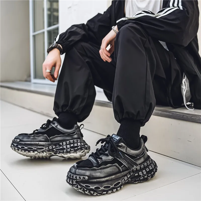 Yalu Low Top Chunky Sneakers Men's-22