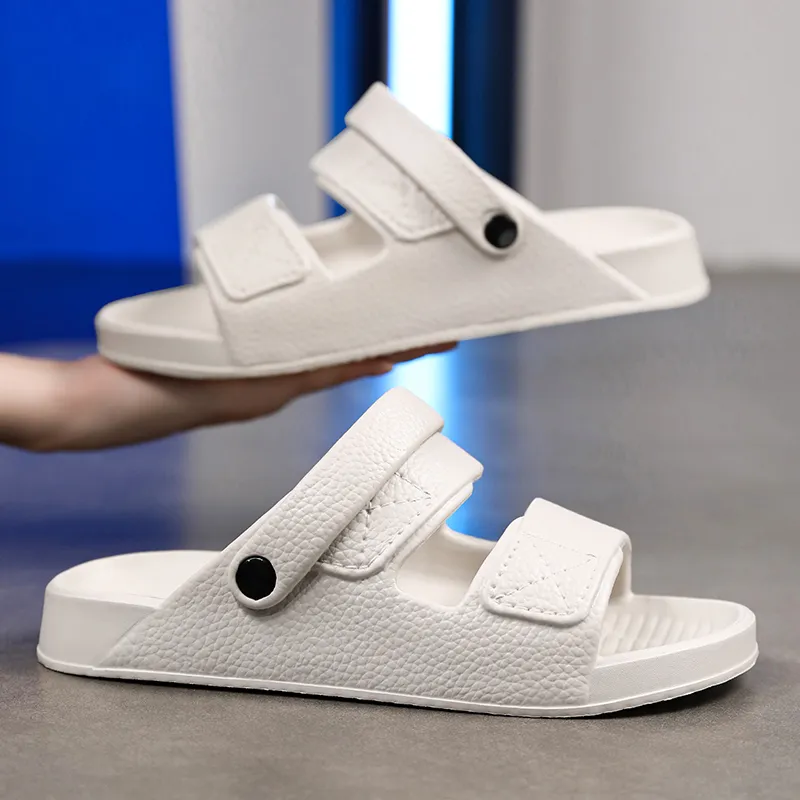 Yalu Slide Slippers Men Black, White, Camel-28