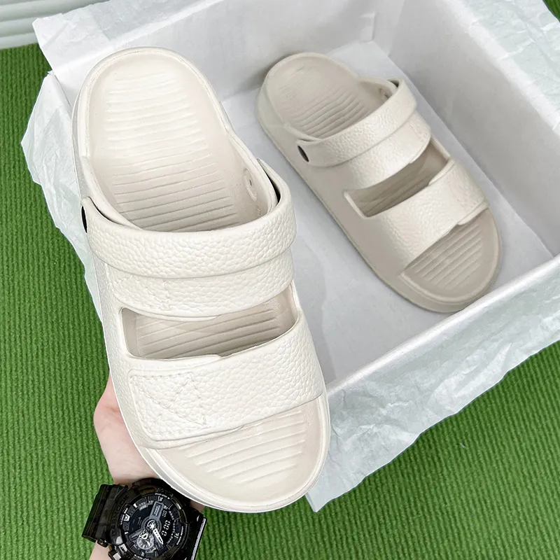 Yalu Slide Slippers Men Black, White, Camel-32