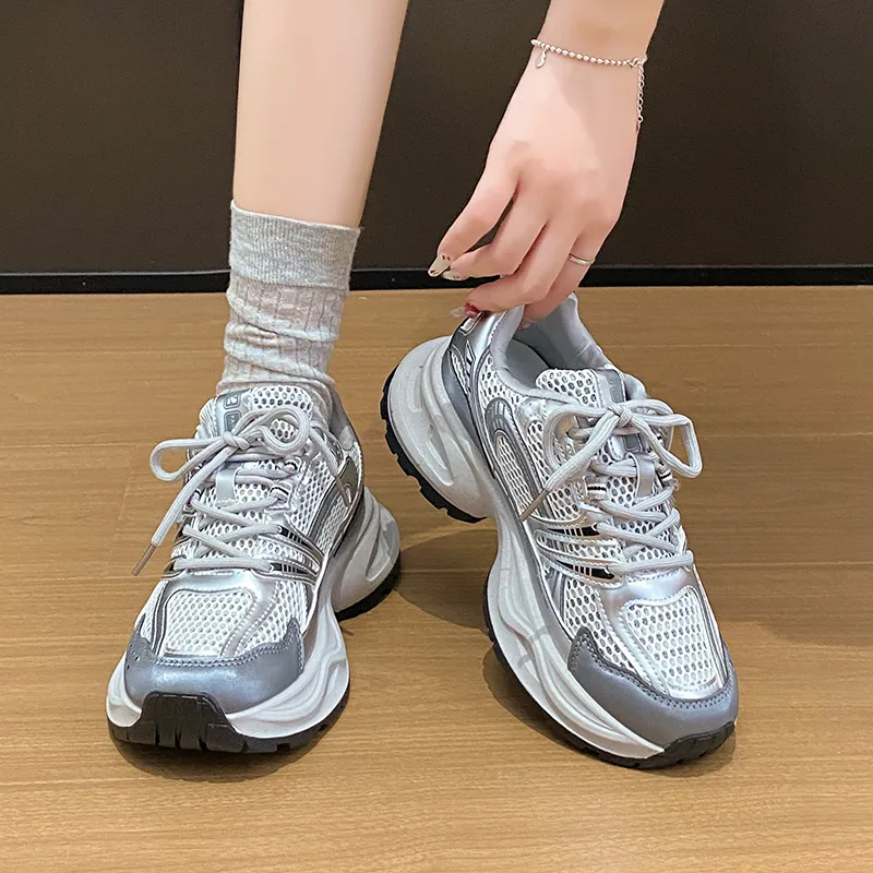 Yalu Low Top Chunky Sneakers Women's-2