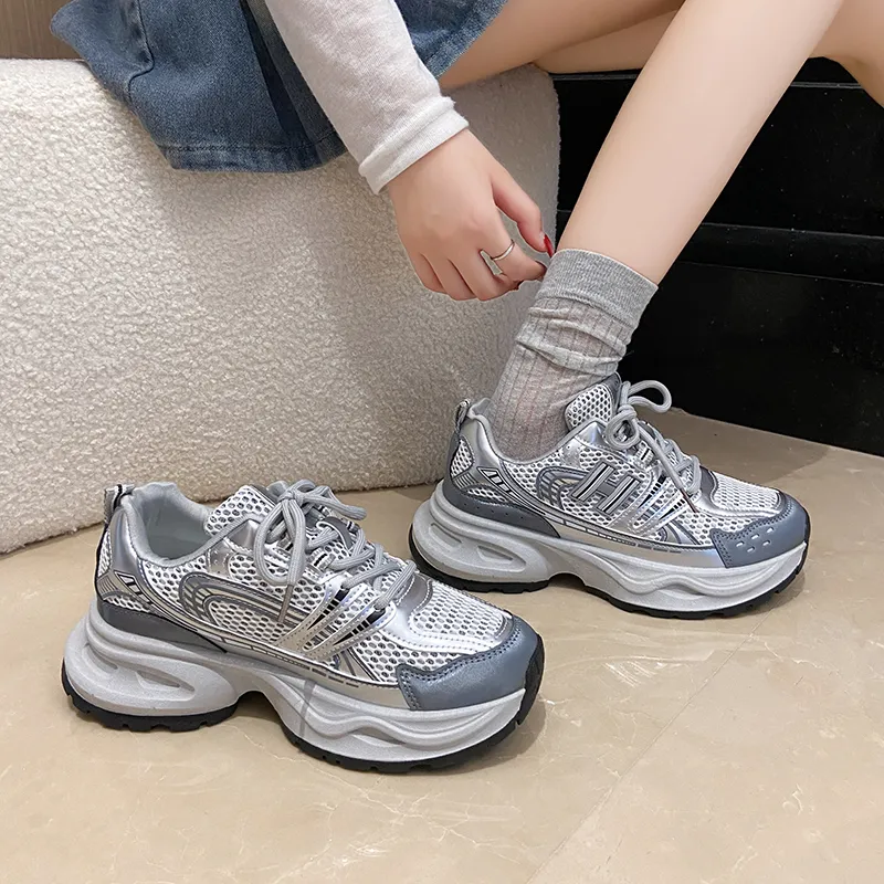 Yalu Low Top Chunky Sneakers Women's-6