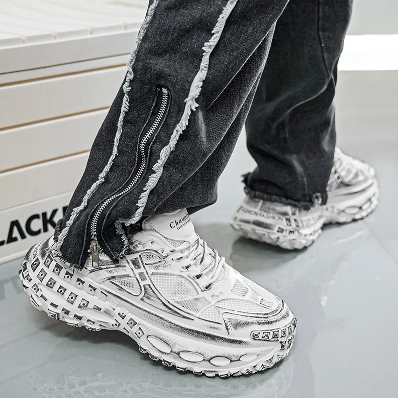 Yalu Low Top Chunky Sneakers Men's-20