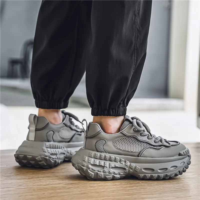 Yalu Breathable And Lightweight Chunky Sneakers Men's-21