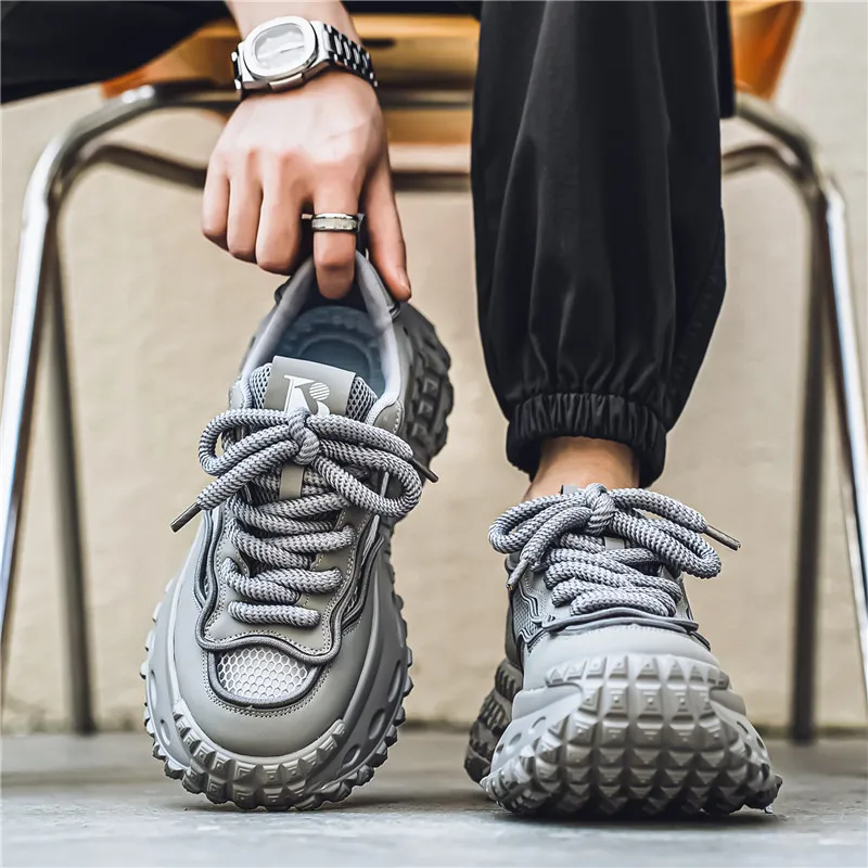 Yalu Breathable And Lightweight Chunky Sneakers Men's-20