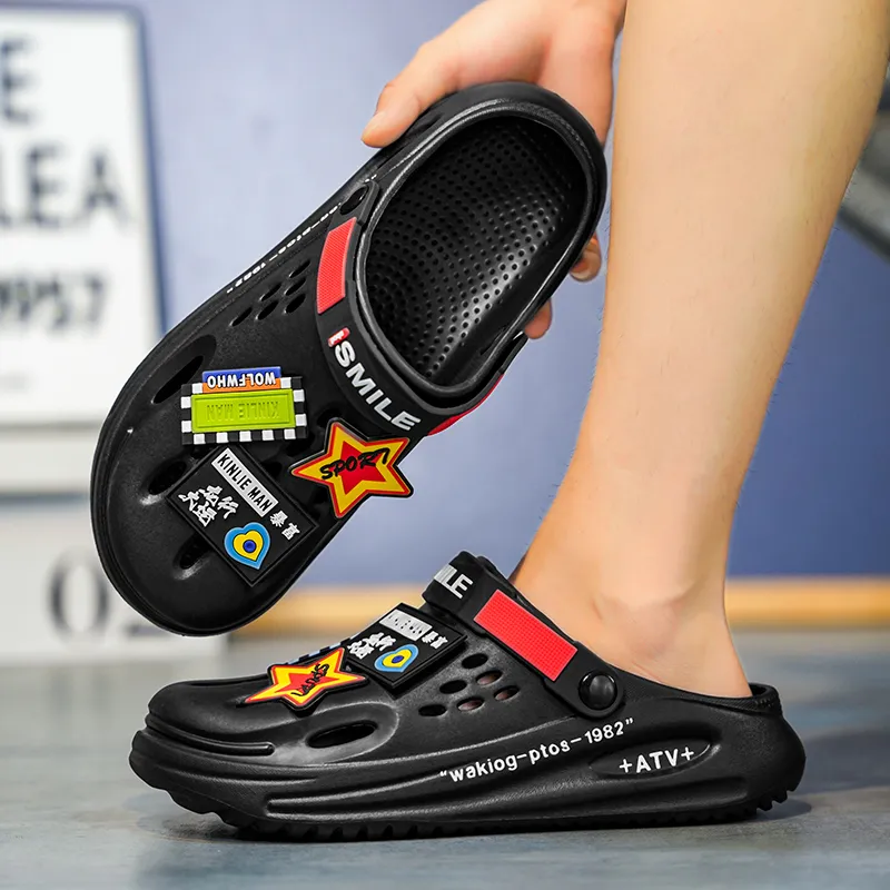 Yalu Fashion Versatile Clogs Men's-43
