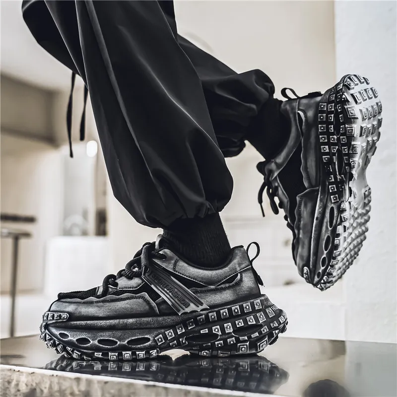 Yalu Low Top Chunky Sneakers Men's-14