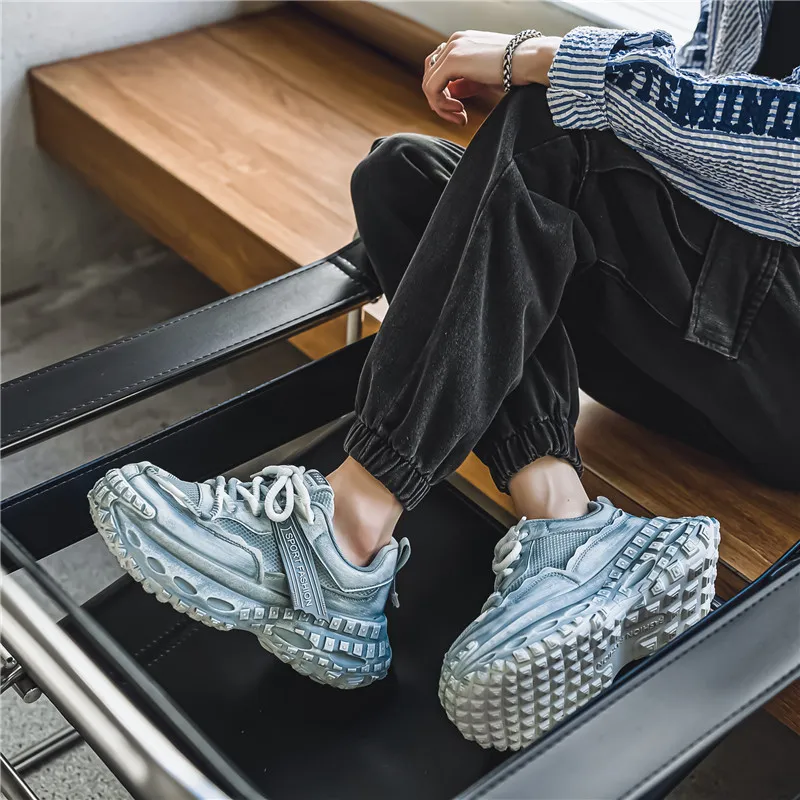 Yalu Low Top Chunky Sneakers Men's-34