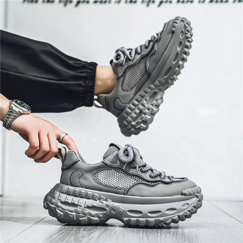 Yalu Breathable And Lightweight Chunky Sneakers Men's-25