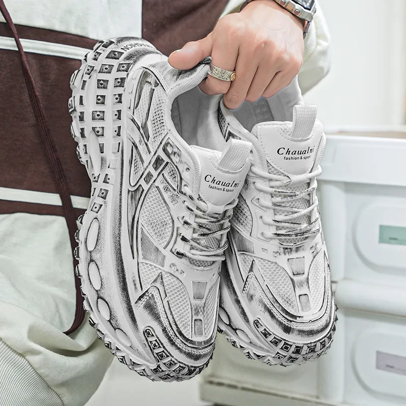Yalu Low Top Chunky Sneakers Men's-16