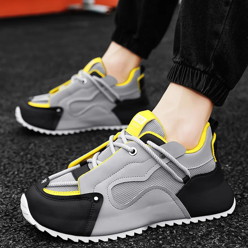 Yalu Breathable And Lightweight Low Top Chunky Sneakers Men's-11